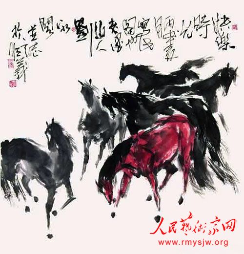 《红装墨相――刘咏阁汗血宝马绘画精粹》出版发行