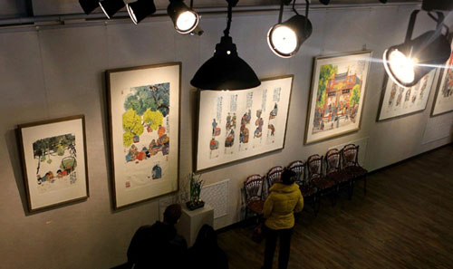 “犄角旮旯看北京――马海方京味文化书画展在京开幕