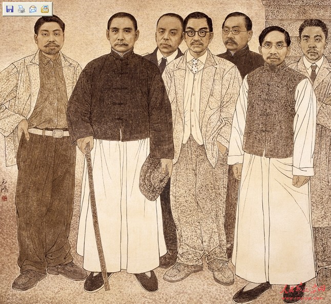 纪念辛亥革命100周年全国书画作品展在中国美术馆开展